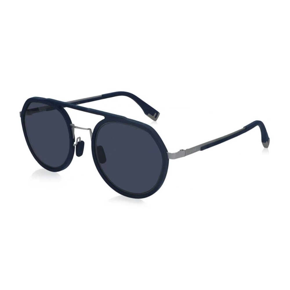 NEW FENDI SUNGLASSES, ROUND DARK NAVY BLUE UNISEX EYEWEAR FENDI